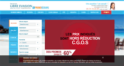 Desktop Screenshot of cgos.promosejours.com